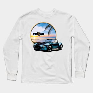 Texas Style Shelby Cobra on the beach Long Sleeve T-Shirt